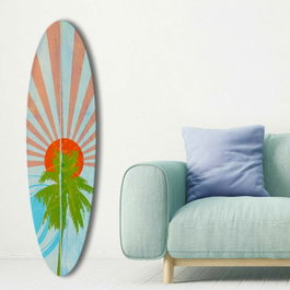 Wallity Cuadro Decorativo Multicolor en MDF 33 x 120 cm